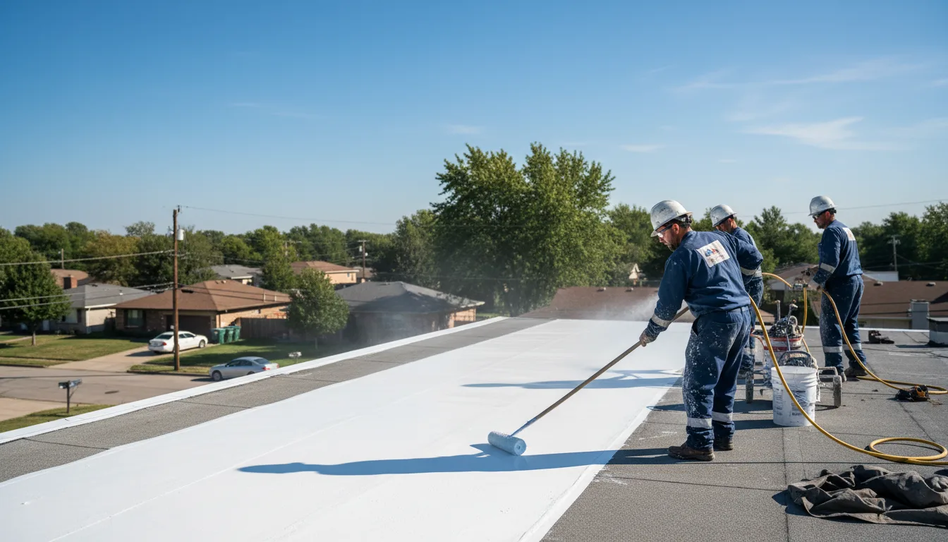 Commercial roof coating in Harper, IA near me